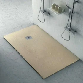 Piatto doccia in resina 75x120 rettangolare Karen pietra tortora