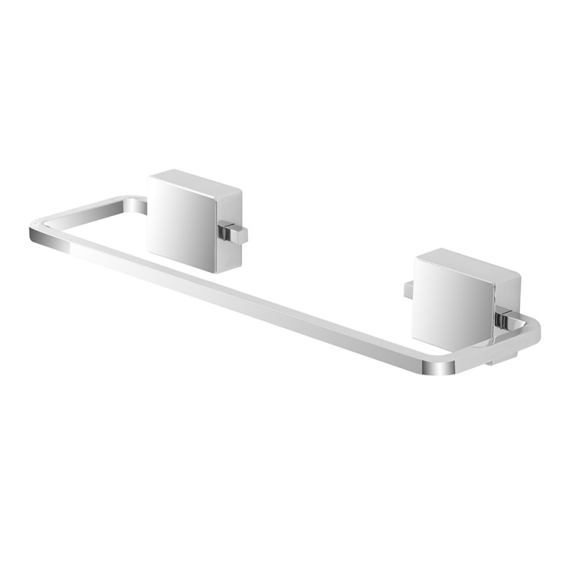 Porta Asciugamani 30 cm a Parete con Doppia Modalità di Fissaggio Porta Asciugamani 30 cm a parete con doppia modalità di fissaggio