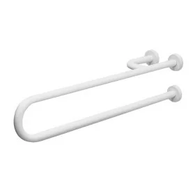 Barra di sostegno bianca con rinforzo 85 cm destra
