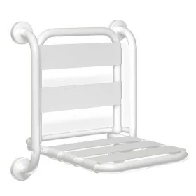 Sedile ribaltabile con schienale per disabili bianco