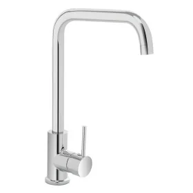 Miscelatore lavello cucina cromato Eden con canna alta orientabile