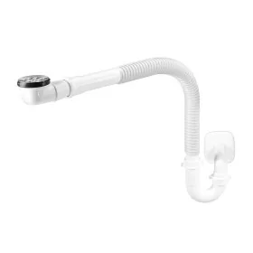 Sifone per lavabo disabili d40 mm con griglia non tappabile in plastica tecnica