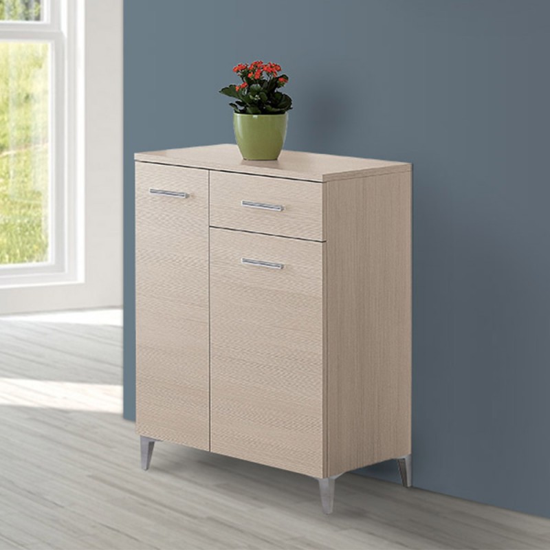 Base Mobile 60 Larice 2 Ante 1 Cassetto Stella feridras Base Per Lavanderia con Doppia Anta e cassetto 60x80 cm Larice