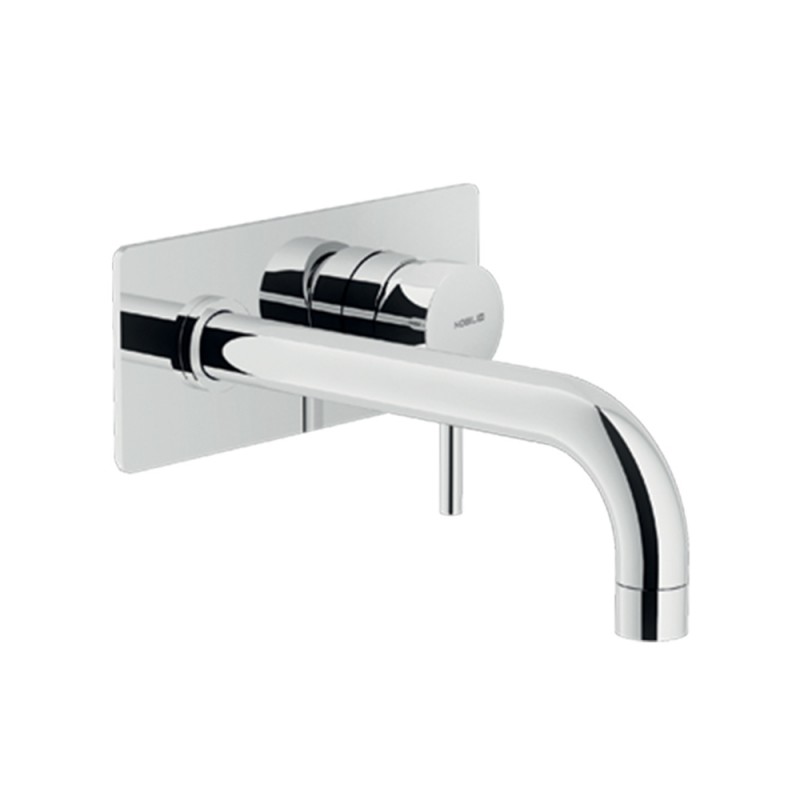 Inbagno Rubinetto Lavabo a parete Nobili Serie Live a bocca lunga LV00198/1CR Rubinetto Lavabo a parete Nobili Serie Live cromo a bocca lunga - art. LV00198/1CR