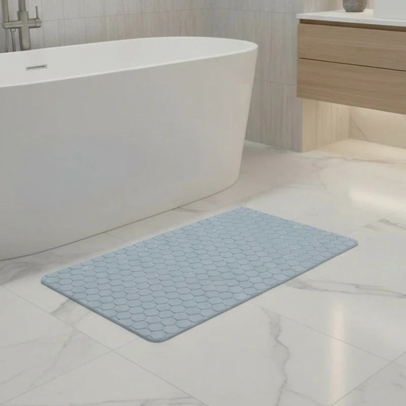 Tappetino Antiscivolo Per Vasca Da Bagno, 24x40,6 Cm, Superficie A Rilievo Per Sicurezza E Comfort