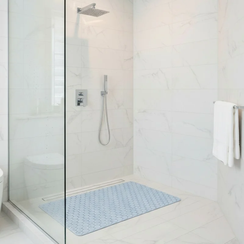 Trade Shop - Tappeto Tappetino In Pvc Antiscivolo Per Vasca Bagno