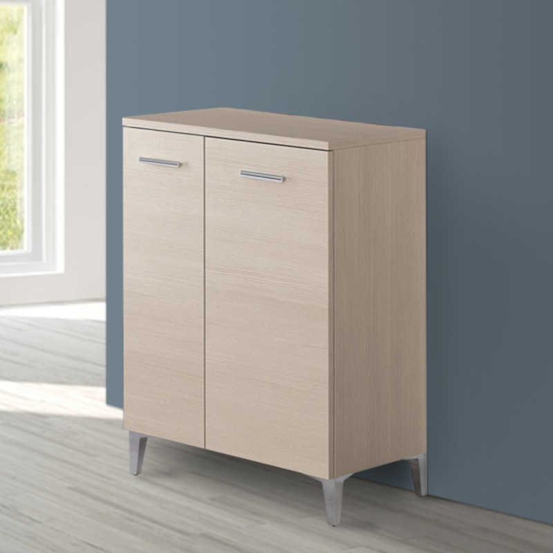 Armadio o Scarpiera 60x78 Larice 2 Ante Stella Base Doppia da Bagno con 2 ante Colore Larice 60x78,5 cm