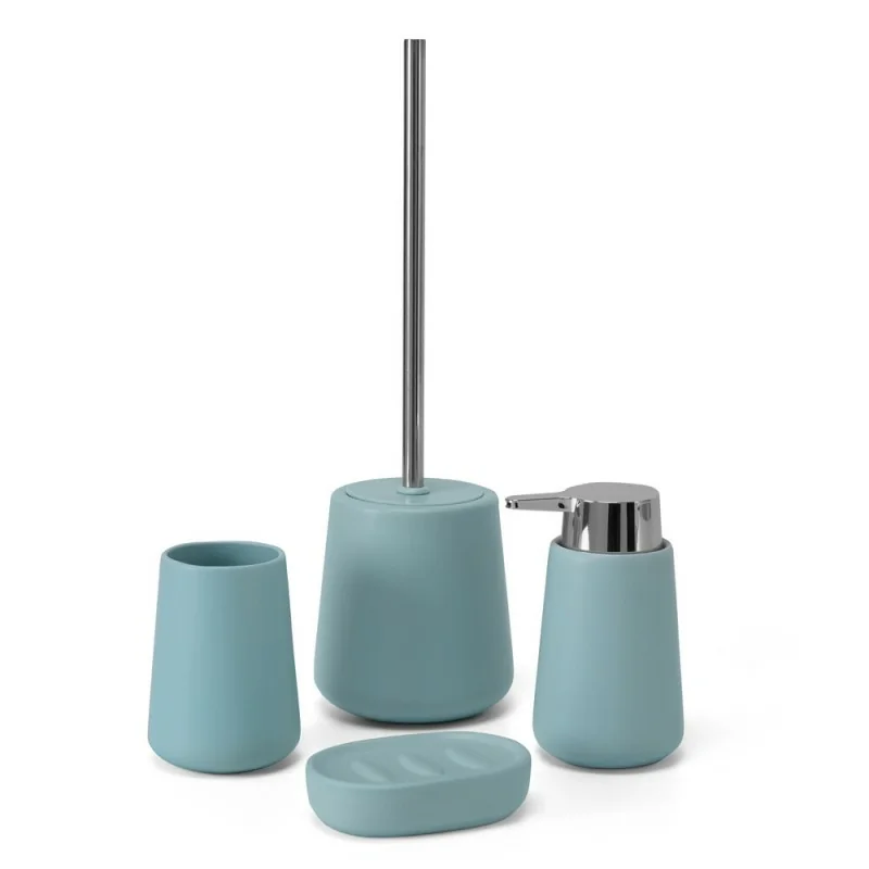 Set di accessori da bagno in ceramica, 4 pezzi, set completo di accessori da bagno a