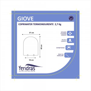 Copriwater in Termoindurente Bianco 641006