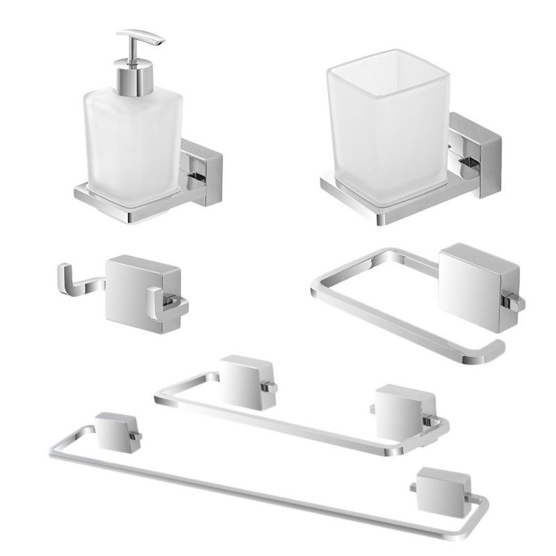 Exceed Make life present Set accessori bagno a muro con due modalità di fissaggio velvet AP5-Pack 19527-defaultCombination Exceed Make life present Set accessori bagno a muro con due modalità di fissaggio velvet AP5-Pack 19527-defaultCombination