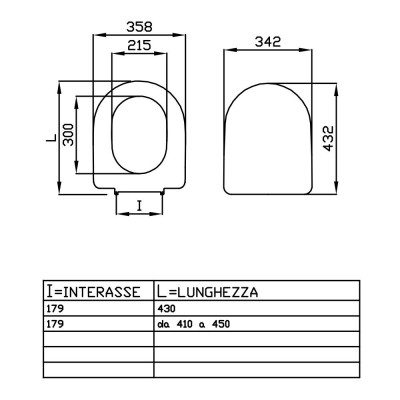 sedile wc catalano compatibile odeon neve canova scheda tecnica