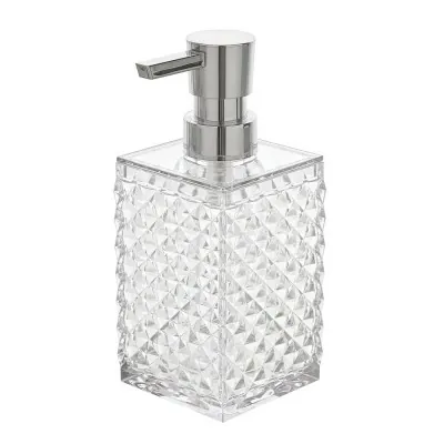 Dispenser Plastica sapone bianco trasparente