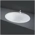 Lavabo incasso soprapiano ceramica bianca Rak Ceramics