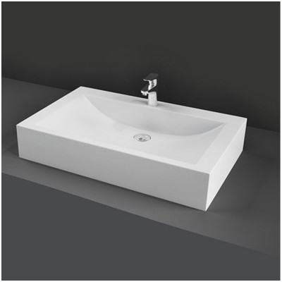 Lavabo d'appoggio modello Scoop bianco Rak Ceramics