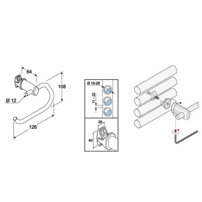 porta salviette per termoarredo scheda tecnica
