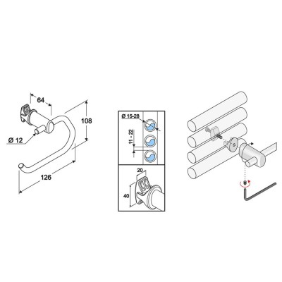 porta salviette per termoarredo scheda tecnica