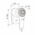 Dimensioni asciugacapelli phon a pistola 1200W bianco