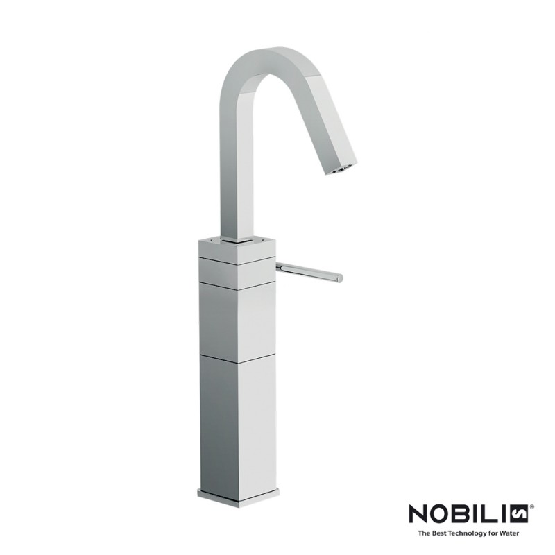 Miscelatore LAVABO Alto Nobili Serie Cube Cromato Miscelatore LAVABO Alto Nobili Serie Cube CB00568CR Cromato
