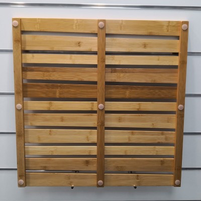 Pedana Doccia Bambù 58x58 cm