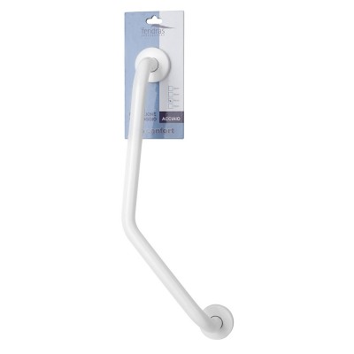Maniglione 50 Cm In Acciaio Bianco Per Bagno