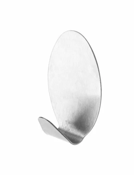 4 Ganci Adesivi Da Parete, Ganci Rotondi In Acciaio Inossidabile 304 Per Bagno E Cucina Argento 96105428