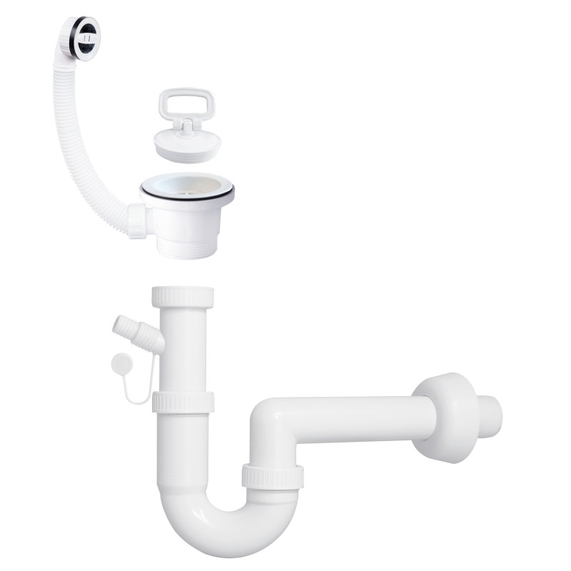 Vasca per Lavatoio Ricambio 50 x 50 in Resina Bianco