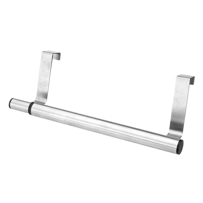 Barra Telescopica per Anta in Acciaio Satinato Da 25 a 40 cm Barra Portasciugamani Telescopica per Anta in Acciaio Satinato Da 25 a 40 cm