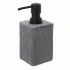 Dispenser sapone Resina Grigio Capacita 280 ml Effetto Pietra