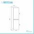 Misure Pensile Sospeso 31.5 cm colore Bianco