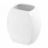 Portaspazzolino Da Appoggio Moderno Ceramica Bianco