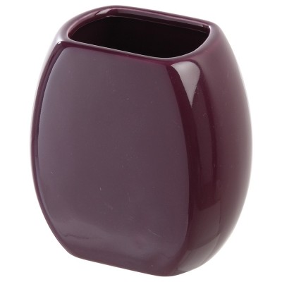 Portaspazzolino da appoggio in Ceramica Viola 