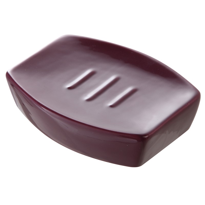 Porta sapone Da Appoggio Moderno in Ceramica Viola Porta sapone Da Appoggio Moderno in Ceramica Viola
