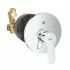 Miscelatore doccia incasso con deviatore grohe bauedge completo di corpo incasso