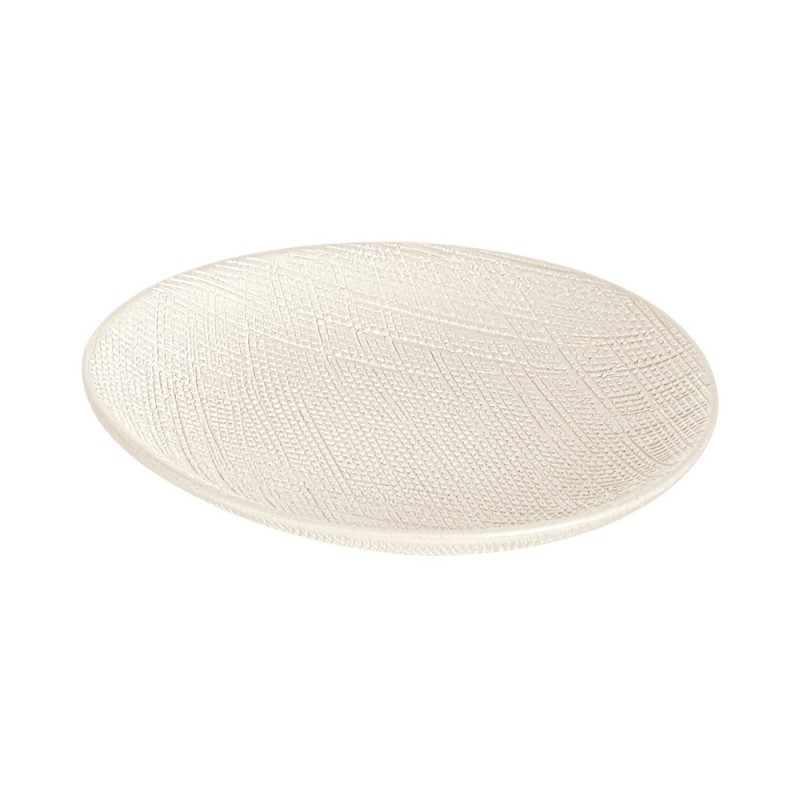 Portasapone In Ceramica da Appoggio Bianco Gusto Etnico Portasapone In Ceramica da Appoggio Bianco Gusto Etnico
