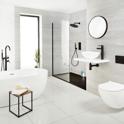 Bagno arredamento nero