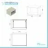 Misure Mobile Bagno Sospeso da 60 cm