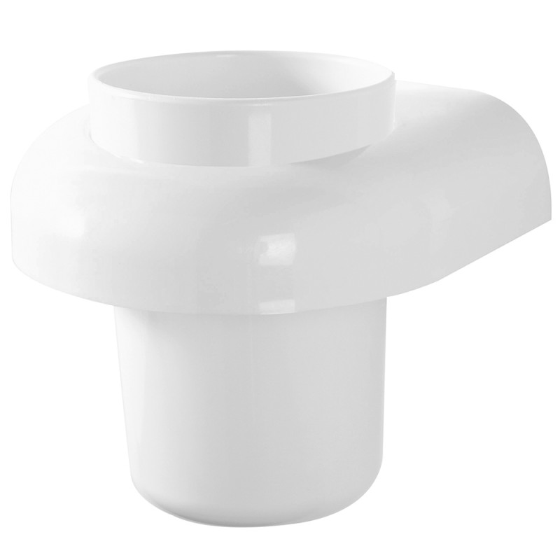 Portaspazzolino in plastica Bianco Portaspazzolino a muro in ABS bianco | Gioia