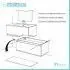 Mobile Bagno Sospeso Tortora L. 90 cm Completo di Specchio Feridras - 7
