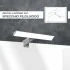 Lampada LED 30 cm Universale per Specchi Triangolare