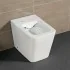 WC Filomuro Serie Malaga Bianco Lucido in Ceramica