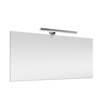 Specchio a Led Reversibile 100x60 cm con Lampada LED Inclusa