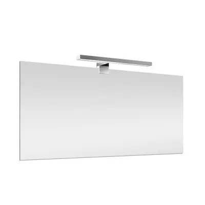 Specchio a Led Reversibile 100x60 cm con Lampada LED Inclusa