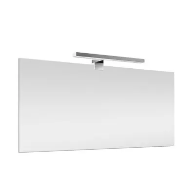 Specchio a Led Reversibile 100x60 cm con Lampada LED Inclusa