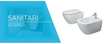 Sanitari Sospesi: Prezzi Coppia WC e Bidet Sospesi Online - InBagno