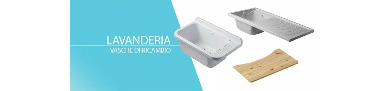 Vasche Lavatoio e Vaschette Lavapanni per Lavanderia Online - InBagno