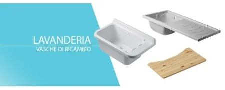 Vasche Lavatoio e Vaschette Lavapanni per Lavanderia Online - InBagno