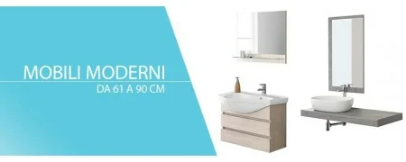 Mobili bagno fino a 70cm, 80cm, 90cm - InBagno