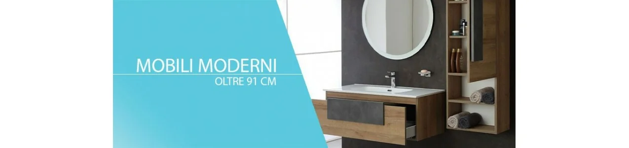 Mobili bagno fino a 100cm, 110cm, 120cm, 130cm, 140cm e 150cm - InBagno