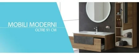 Mobili bagno fino a 100cm, 110cm, 120cm, 130cm, 140cm e 150cm - InBagno