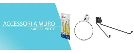 Portasalviette e Portasciugami a Muro ed a Parete Online - InBagno